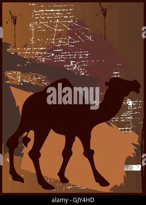 Kamel Schmutz Stock Vektor