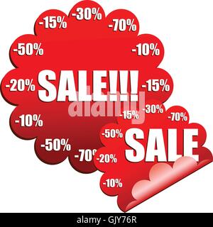 Satz von tags Stock Vektor