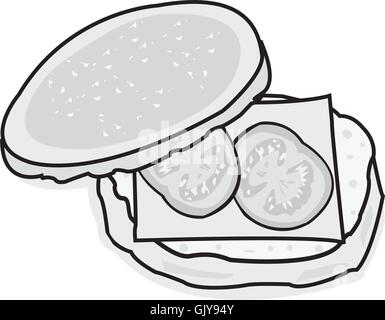 Hamburger Stock Vektor