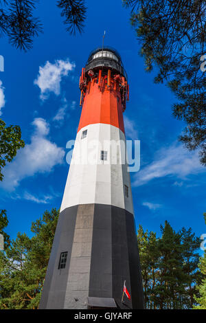 Leuchtturm Stilo, Polen Stockfoto