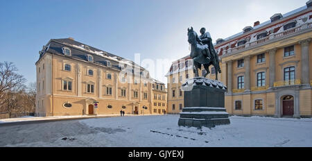 Anna-Amalia-Bibliothek in weimar Stockfoto