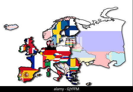 alte Flagge Stockfoto