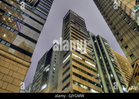 nächtliche Baustil Nacht Stockfoto