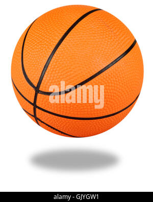 Basketball mit Beschneidungspfad Stockfoto