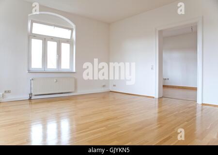 leeren Raum eine alte Wohnung Stockfoto