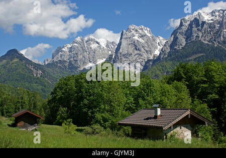 Wilder Kaiser - bergpanorama Stockfoto