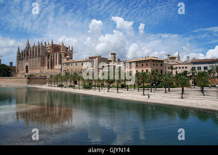 Kathedrale Palma De Mallorca Stockfoto