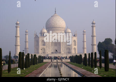 Taj Mahal - Wunder der Welt in Agra, Indien Stockfoto