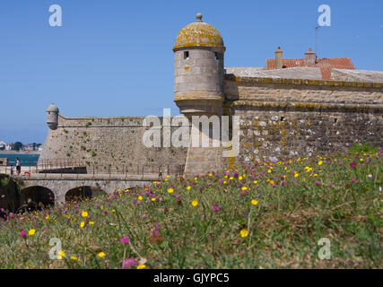 Turm-Festung-Blockhaus Stockfoto