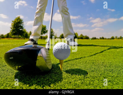 Golfspieler Stockfoto