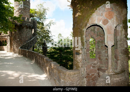 Quinta da Regaleira Turm - Sintra - Portugal Stockfoto