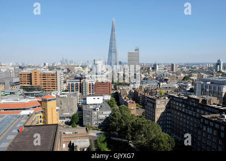 Skyline von London, mit dem Shard und der City of London Stockfoto