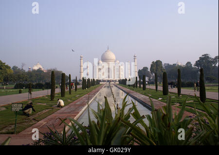 Taj Mahal - Wunder der Welt in Agra, Indien Stockfoto