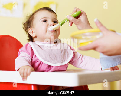 Frau Lebensmittel Nahrungsmittel Stockfoto