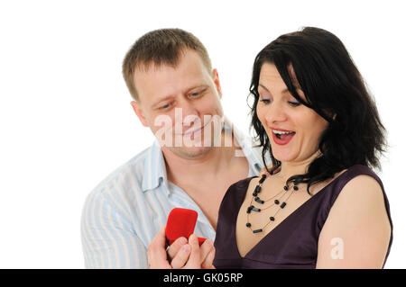 Frau blank Europäischen Stockfoto