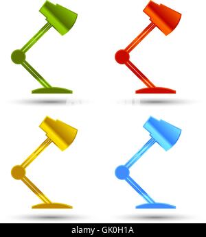 Tischleuchte Symbol Vektor Stock Vektor