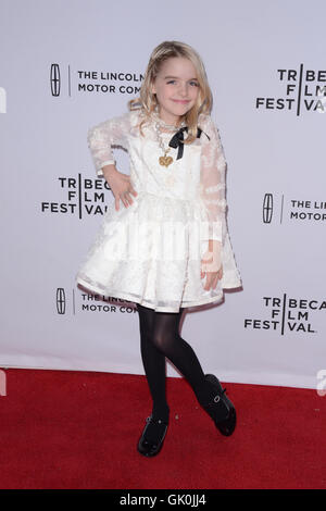 2016 Tribeca Film Festival - "Herr Kirche' - Premiere - roten Teppich Ankünfte mit: Mckenna Gnade wo: New York, New York, Vereinigte Staaten von Amerika bei: 22. April 2016 Stockfoto