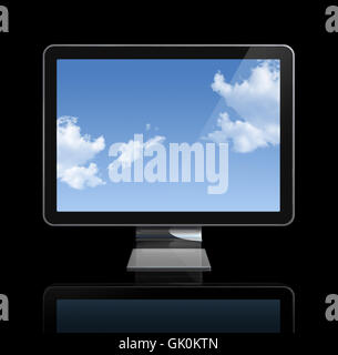 Monitor-TV Stockfoto