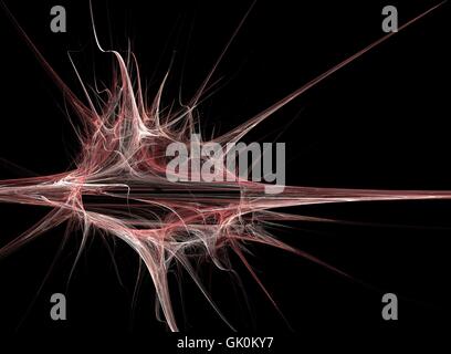 Chaos-Zelle-abstrakt Stockfoto