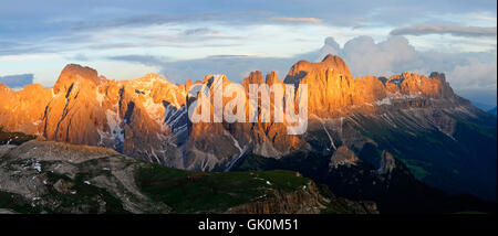 im letzten Abendlicht Stockfoto