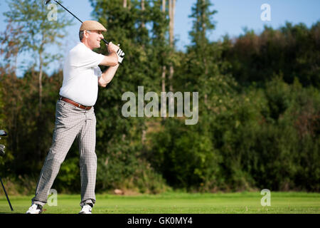 Golftee Stockfoto