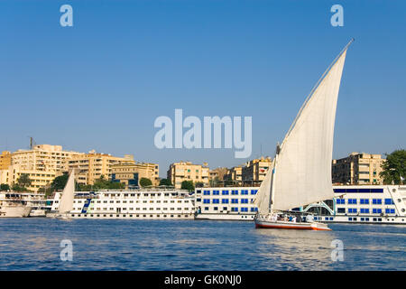 blaue Afrika-Kairo Stockfoto