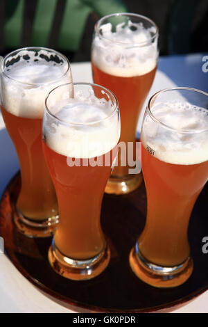 Glas-Kelch-Becher Stockfoto