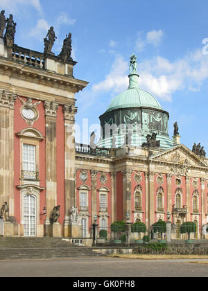 neuer Palast Park Sannouci, potsdam Stockfoto