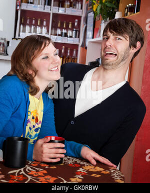 Lachen Lachen Lachen Stockfoto