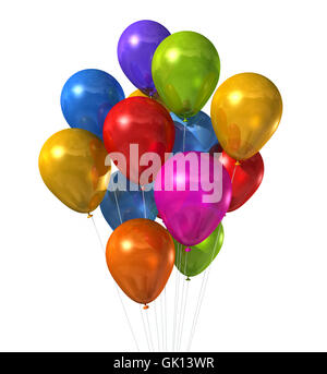 isolierte Ballon Ballons Stockfoto