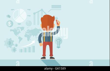 Präsentation-Strategie Stock Vektor