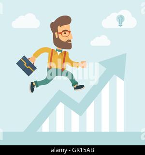 Perspektive Unternehmen und Ideen. Stock Vektor