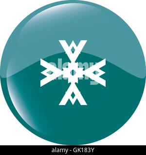 abstraktes Zeichen auf Web-Symbol. Web-Taste. isoliert auf weiss Stock Vektor