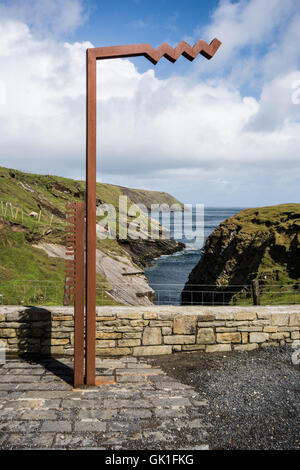 auf dem Wilden Atlantik Weg an der West Küste von Irland Stockfoto