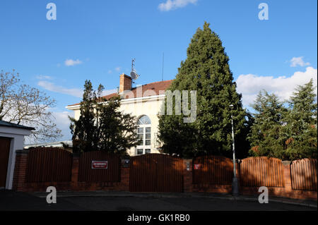 Villa von Karel Gott in Prag.  Mitwirkende: Atmosphäre wo: Prag, Tschechien bei: 25. April 2016 Stockfoto