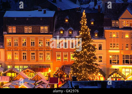 Annaberg-Buchholz Weihnachtsmarkt - Weihnachtsmarkt in Annaberg-Buchholz 01 Stockfoto