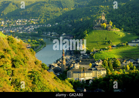 Mosel Deutschland Bundesrepublik Deutschland Stockfoto