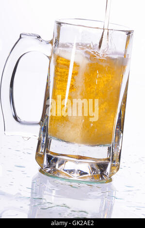 Glas-Kelch-Becher Stockfoto