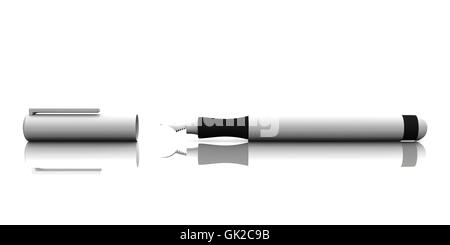 Ball Pen Kugelschreiber Kugelschreiber Stockfoto