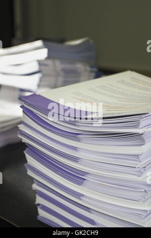 Büro-Broschüre-Geschäfte Stockfoto