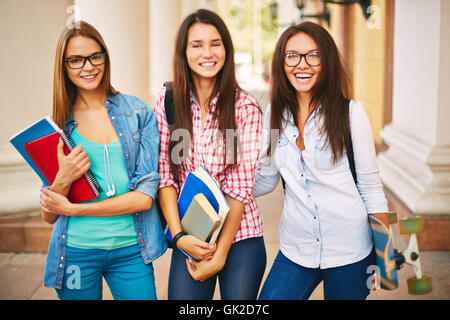 Studenten im freien Stockfoto