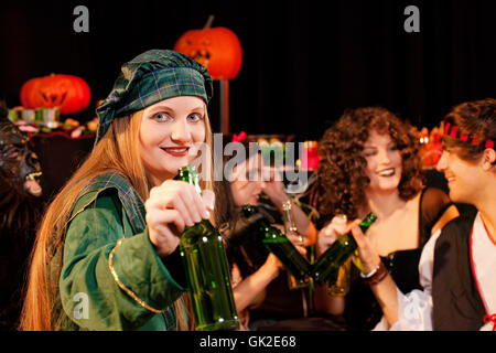 Feiern Sie ausgelassene revels Stockfoto