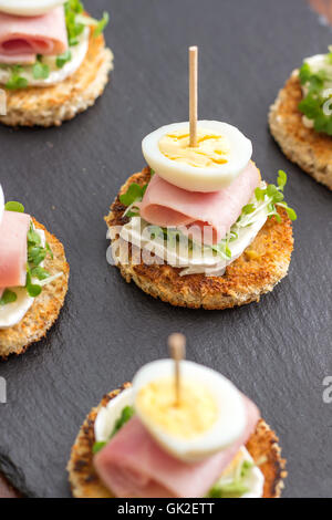 Spanische Pinchos/Tapas Stockfoto