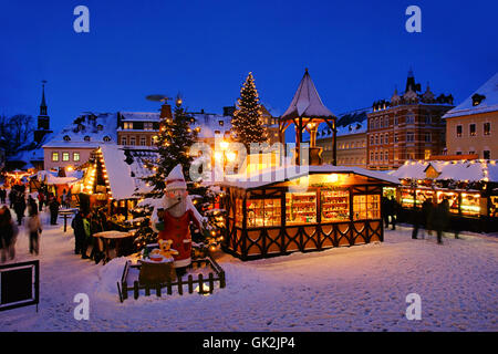 Annaberg-Buchholz Weihnachtsmarkt - Weihnachtsmarkt in Annaberg-Buchholz 15 Stockfoto