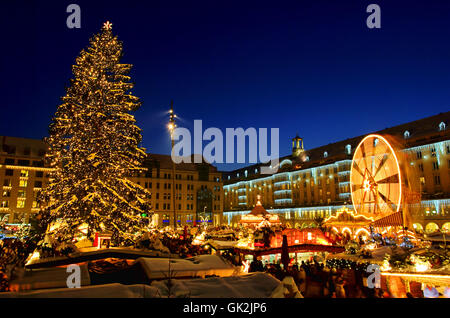 Stadt Stadt Sachsen Stockfoto