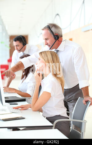 Frau Büro seminar Stockfoto