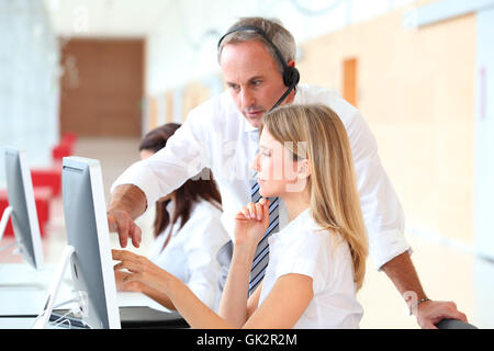 Frau Büro seminar Stockfoto