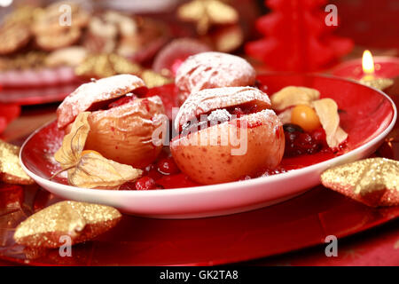 Zucker Weihnachten gebacken Stockfoto