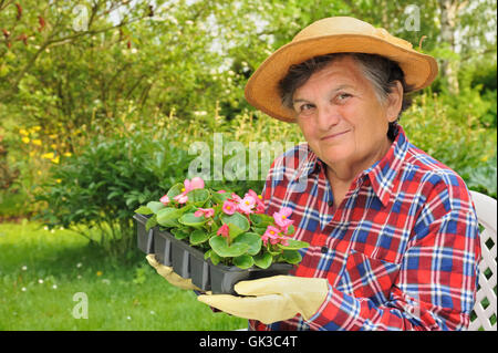 Frau Lachen lacht Stockfoto