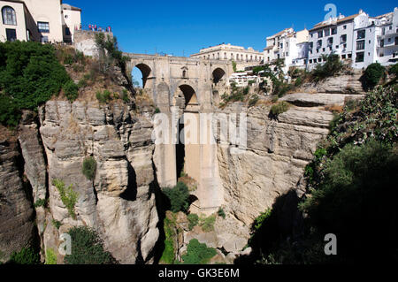 Blick vom südlich von "neuen" Brücke. Stockfoto